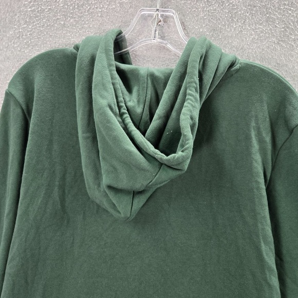 Cal Poly Mustangs Women Sweatshirt M Green Hoodie Henley Logo Champion - Picture 4 of 11